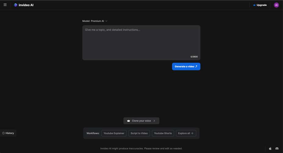 InVideo AI video generator app
