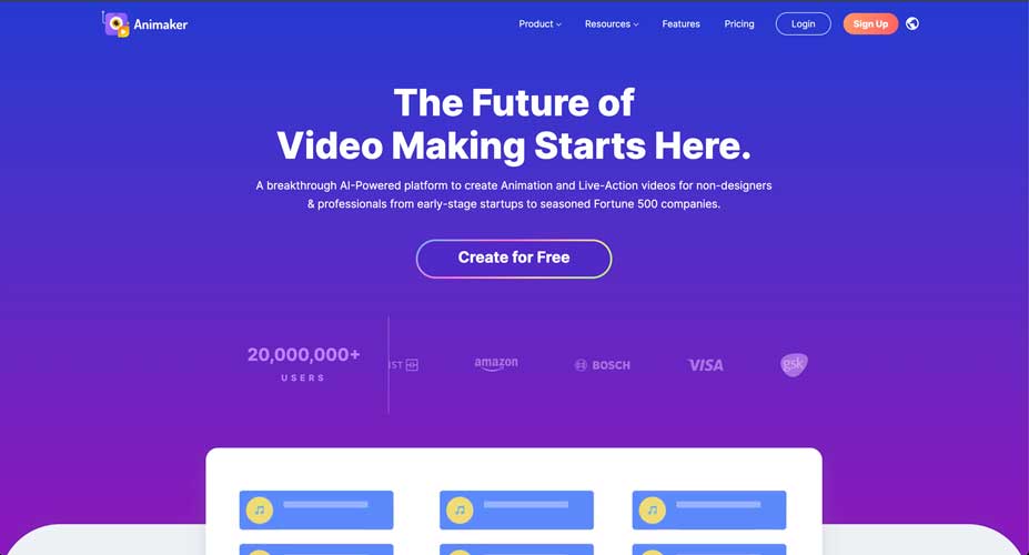 Animaker AI video generator