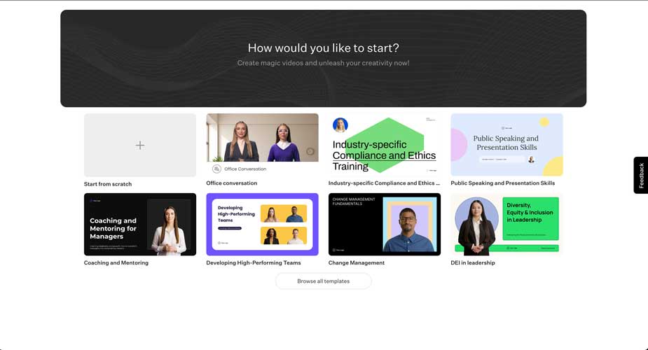 Colossyan AI video generator app