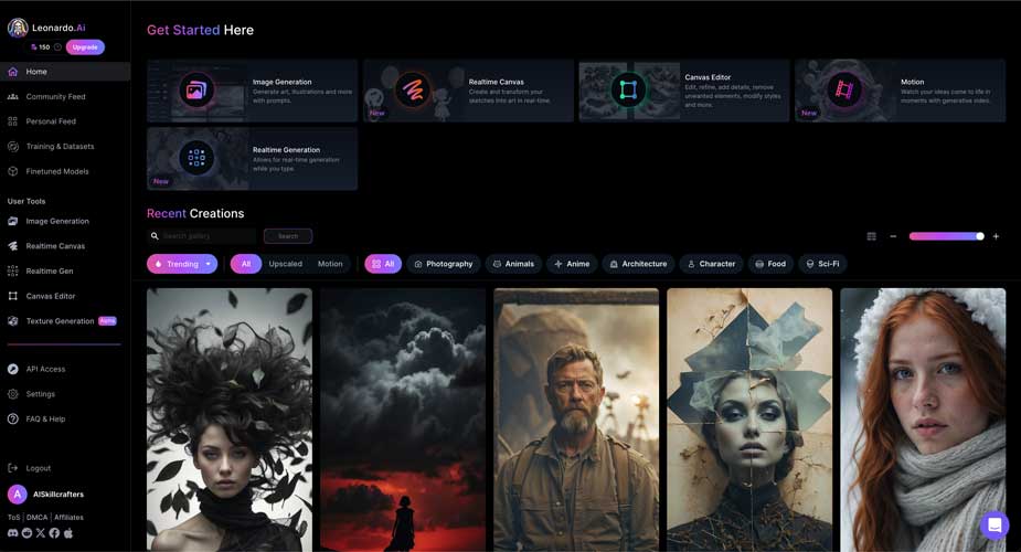 Leonardo AI video generator app